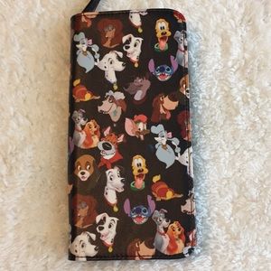 Disney Dogs Wristlet Wallet with Zipper